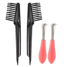 4Pcs Hair Brush Cleaning Tool Comb Cleaning Hairbrush Hair Brush Cleaner3749