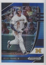 2020 Panini Prizm Draft Picks Blue & Carolina Hyper Jesse Franklin V #PDP97 0d1w