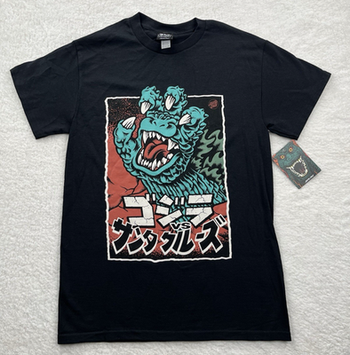 Santa Cruz X Godzilla Collab Toho Men's Cotton Tee T Shirt Size