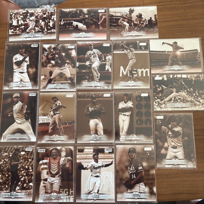 2025 Topps Stadium Club - Sepia Parallel Lot (18) No Dupes!