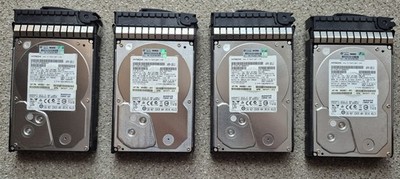 4  Festplatten je 1 TB HP-454273-001-HP 3G 7.2K 3.5 Zollo SATA MDL HDD fürServer