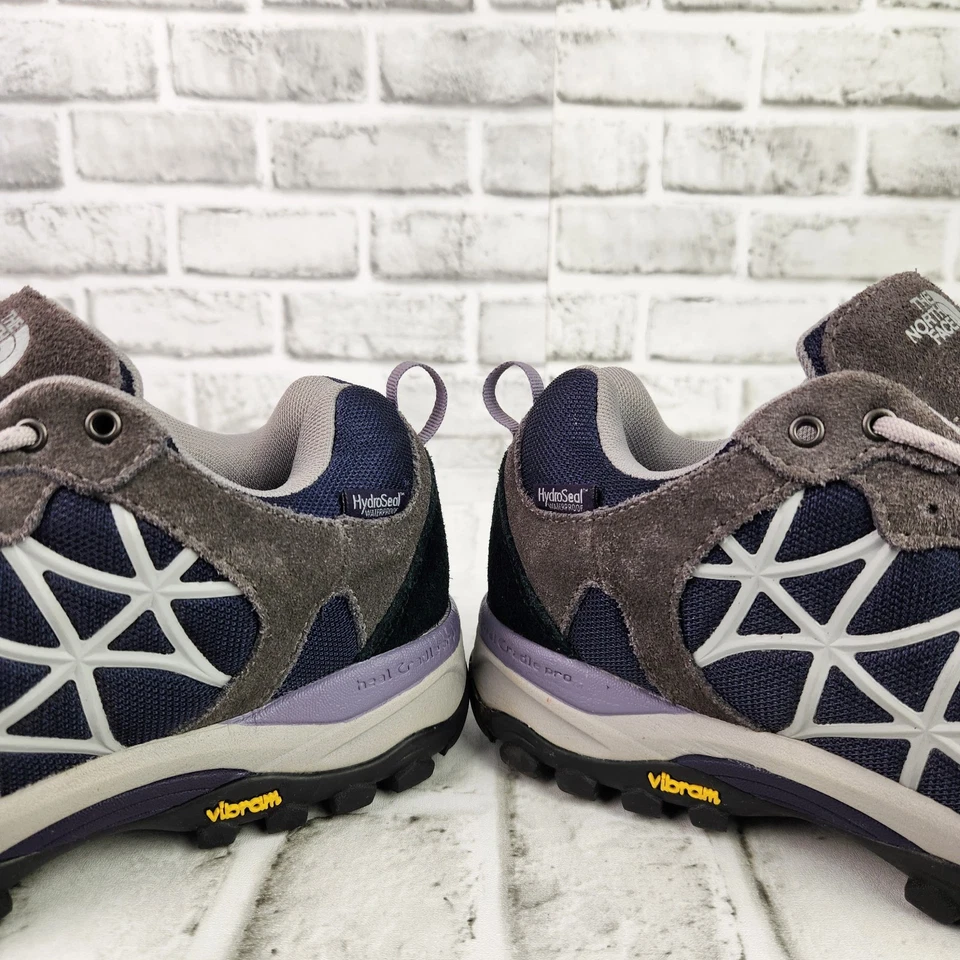 Zapato de Senderismo The North Face Storm III Para Mujer Talla 8 Gris Púrpura Trail Impermeable Foto 4 de 4