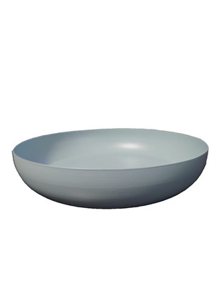 blomus Schale 24cm Metall hellgrau Design Deko Bowl 67187 modern Wohnstil