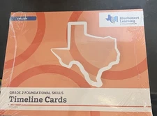 Bluebonnet Learning, Timeline Cards, Grade 2, Foundational Skills, Edition 1