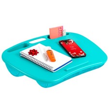 LAPGEAR MyDesk Lap Desk w/ Device Ledge  Phone Holder Turquoise 15.6"