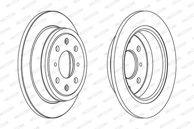 FERODO DDF468C Bremsscheibe für HONDA,LOTUS,MG,ROVER