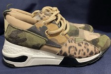 Steve Madden Women's Sneakers In A Mixed camouflage And Cheetah Animal Print