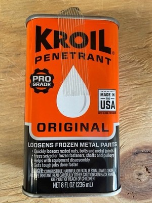 Kroil Original Penetrant Drip 8oz Can   Powerful Rust and Corrosion Remover