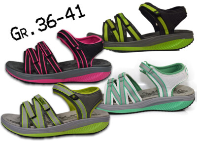 Damen Sandalen NEU Gesundheitsschuhe Fitness Schuhe Sandaletten Gr.36-41 2581X