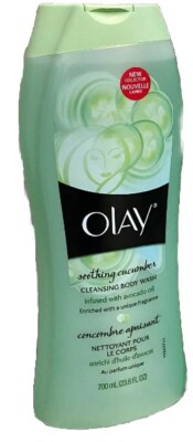 (1) Olay Soothing Cucumber Cleansing Body Wash Infused Avocado Oil 23.6 fl oz