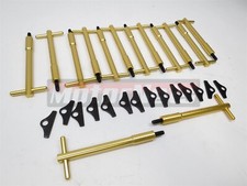 Bb Chevy Gold Tall T-bar Valve Cover Hold Down Kit Bbc 396 454 Bolts Mini Tabs