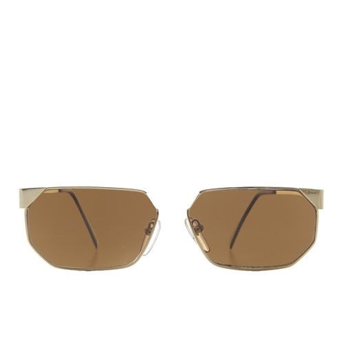 Lunettes De Soleil Vintage Helena Rubinstein Années 80 - Monture Or, Accents Rouges