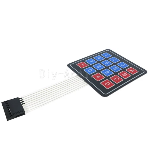 4x4 Matrix Array 16 Key Membrane Keypad Keyboard AVR 12V For Arduino Module