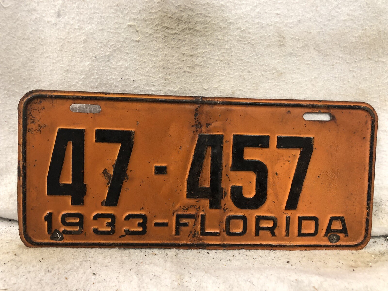 Vintage 1933 Florida License Plate | eBay