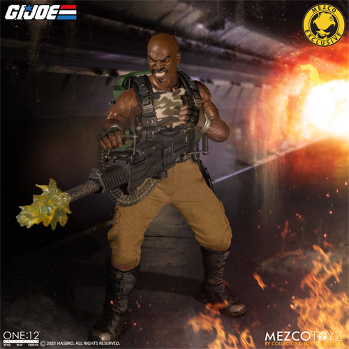 Figura de acción coleccionable Mezco Toys Roadblock exclusiva 1/12 nueva en stock - Imagen 14 de 14