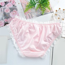1PC Women Girl Briefs Cute Lace Bowknot Triangle Panties Panty Plus Size