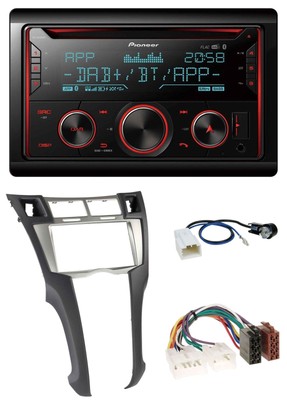 Pioneer 2DIN DAB MP3 Bluetooth USB CD Car Stereo for Toyota Yaris (2007-2011)
