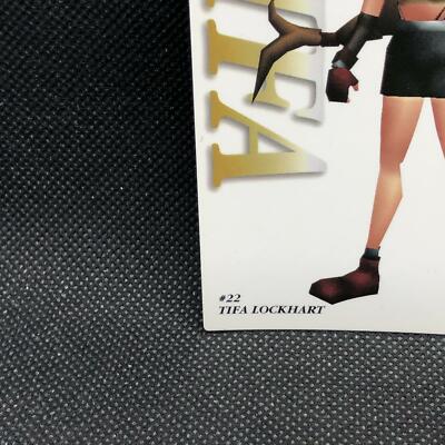 Tifa Lockhart #22 Final Fantasy 7 Ⅶ Bandai Card 1997 Very Rare
