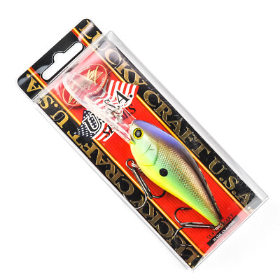 Leurre Lucky Craft FAT MINI DR 1/3 Oz - Happy Gill, Flottant, Pour Bass