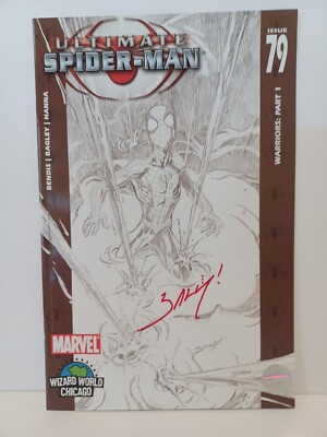 Ultimate Spider-Man #79 MARK BAGLEY SIGNED Wizard World Chicago EXCLUSIVE HOLO