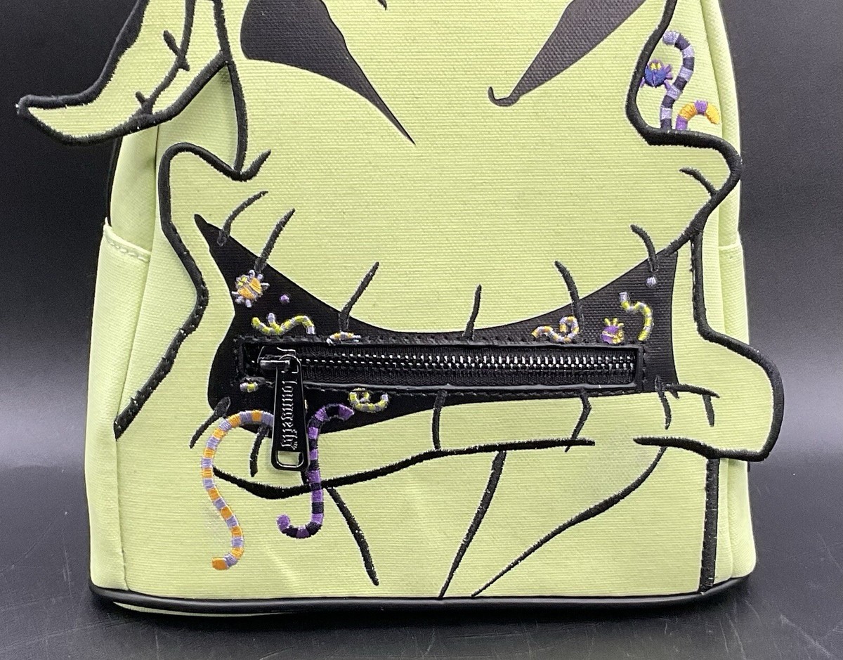 Disney Loungefly Oogie Boogie Mini Backpack Nightmare Glow In The Dark HTF Nightmare Before Christmas Oogie Boogie Glow Crossbody Bag main image 4