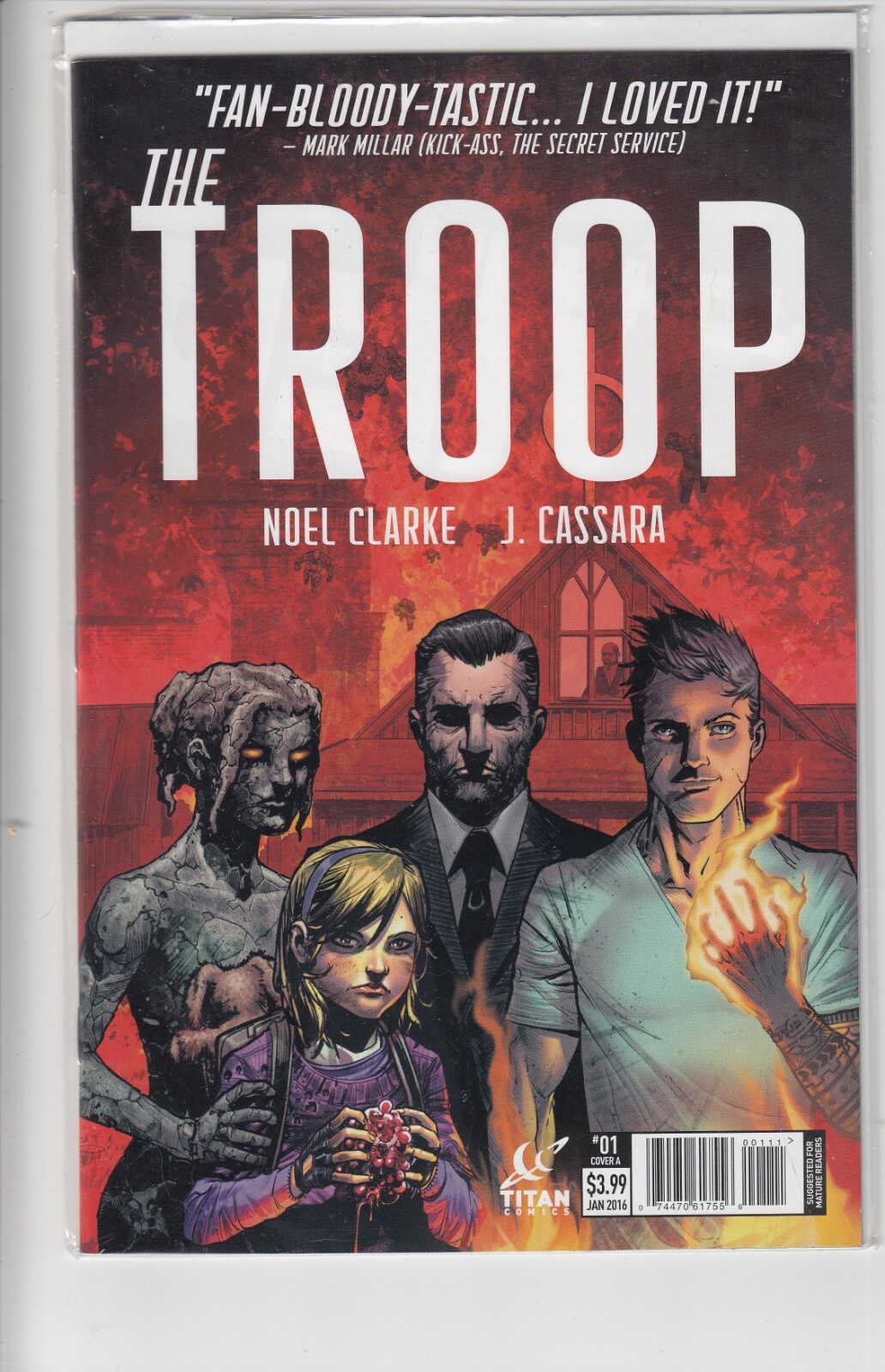 The Troop #1 Main Cover New/Unread Noel Clarke Titan Comics