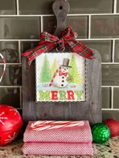 Mini Merry Snowman Print