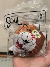 McDonalds Happy Meal Soft Toy Mr. Mittens 2 Soul Disney Pixar 2020 Cat NEW NIP
