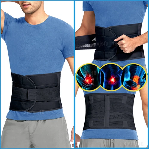 Pain Relief Back Support Brace Waist Trimmer with Adjustable Strap