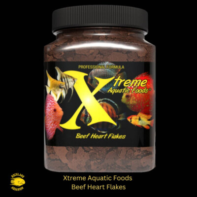 Xtreme Beef Heart Flake  Fish Food - Xtreme Aquatic Foods
