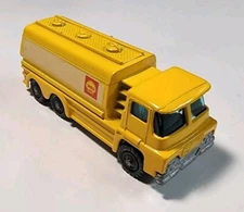 Vintage Husky Guy Warrior Shell Gasoline Tanker Truck HO Diecast Fuel