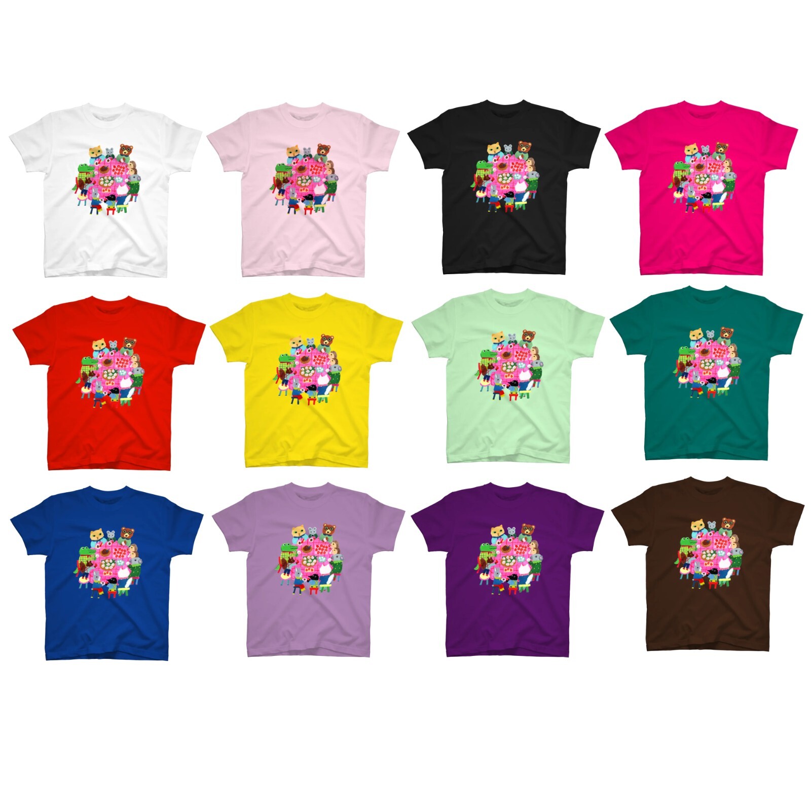 ALTRA T shirt standard Yumi Kitagishi x CRAFTHOLIC Daifuku fragola taglia S GIAPPONESE NUOVA