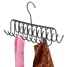 Belt Tie Rack Hanger Tie Rack Hanger for Closet Metal Belt Organizer Max 60 B...