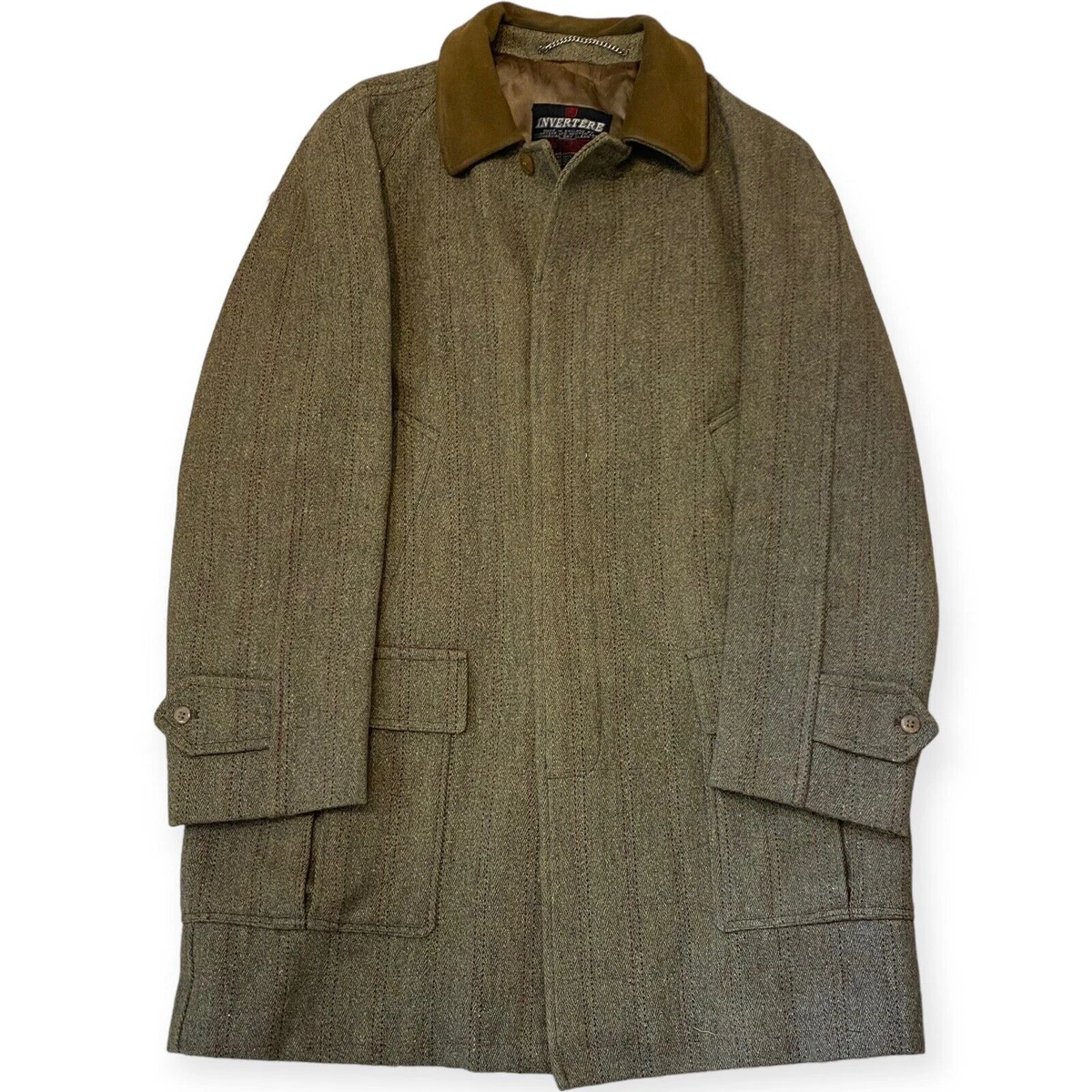 Invertere Coat Green Derby Field Coat Jacket 38/40 Hunting