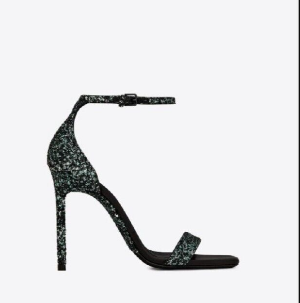 SAINT LAURENT e altre storie sandalo verde cacciatore 8 5 Saint Lauren ambra 105