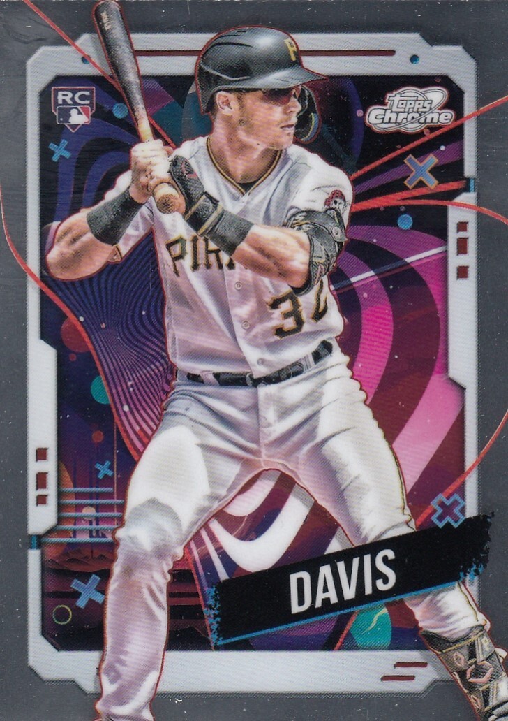 HENRY DAVIS TOPPS COSMIC CHROME ROOKIE CARD RC PITTSBURGH PIRATES #100 2024 24