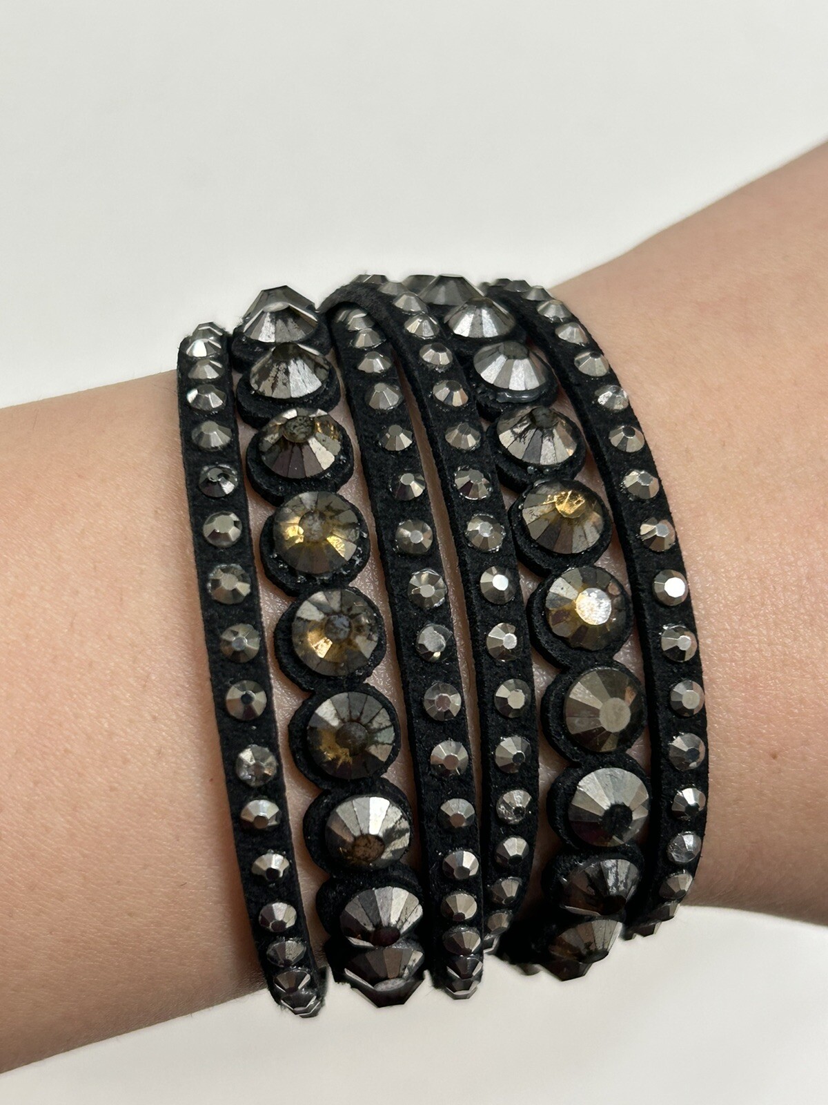 Rhinestone Wrap Multilayer Bracelet - image 4
