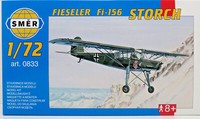 Smer Fieseler Storch Fi-156, Hochdecker, 0833, Bausatz 1:72, Ovp, Neu