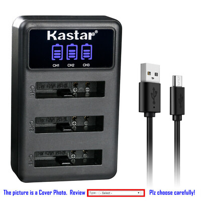 Kastar Battery Triple Charger for NB-4L NB-4LH Canon Digital IXUS 130 IS Camera