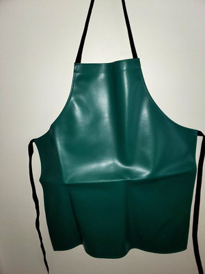 Kitchen Work Wear Apron Daystar 6210 Vinyl Hunter Green Chef Cook NWOT  Made USA