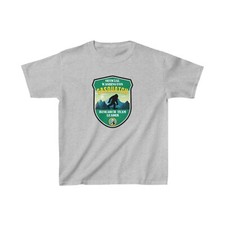 Washington Sasquatch Big Foot Kids Boys Girls Heavy Cotton T-Shirt