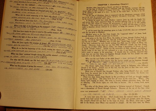 2 - 1943 BIBLE STUDY MATTHEW'S GOSPEL AMERICAN PROPHETIC BOOK Keith Brooks. - Foto 4 di 5