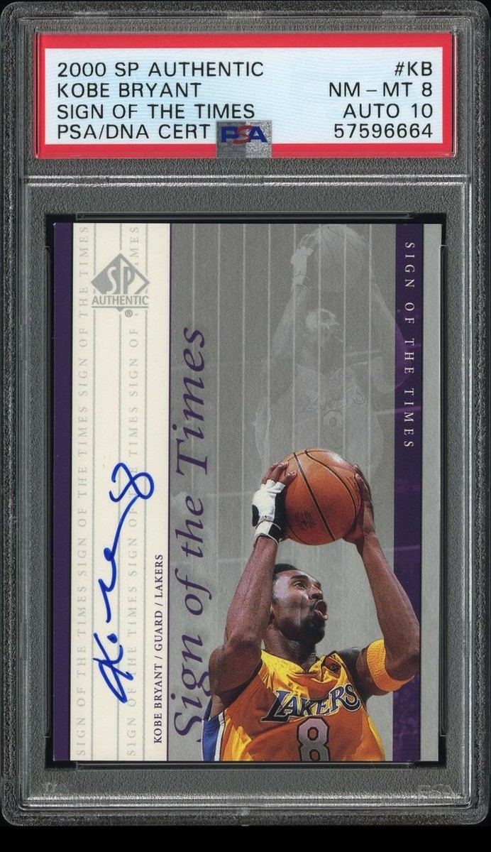 2000 KOBE BRYANT Authentic Sign of the Times #KB POP-1 | eBay
