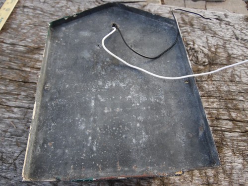 Vintage antike Kunsthandwerk Lampe Wandleuchte Außenleuchte, neu verkabelt - Bild 9 von 11