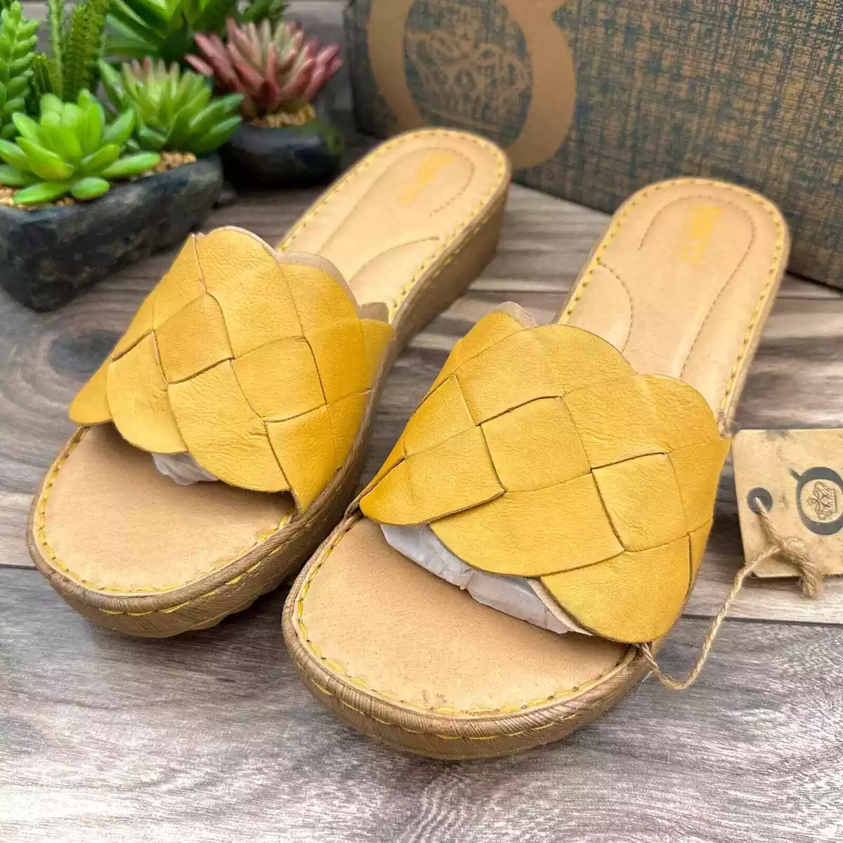 Born yellow hotsell sandals