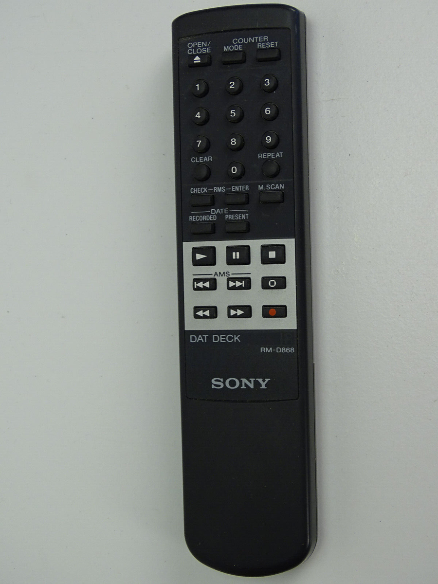 SONY RM-D868 ② SONY DAT DECK Remote Control RM-D757 $16.99 - PicClick