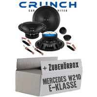 Crunch Lautsprecher FüR Mercedes E-Klasse W210 Heck Ablage Boxen 16Cm Einbauset