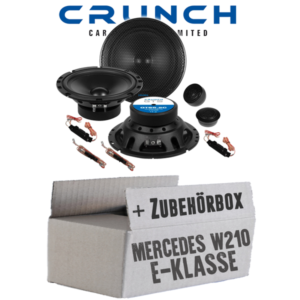 Crunch Lautsprecher FüR Mercedes E-Klasse W210 Heck Ablage Boxen 16Cm Einbauset-image