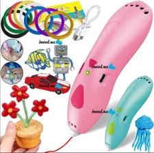 3D Painting Pen Set for Kids, Easy to Use, Learn from Home Art Activity Set, Edu
