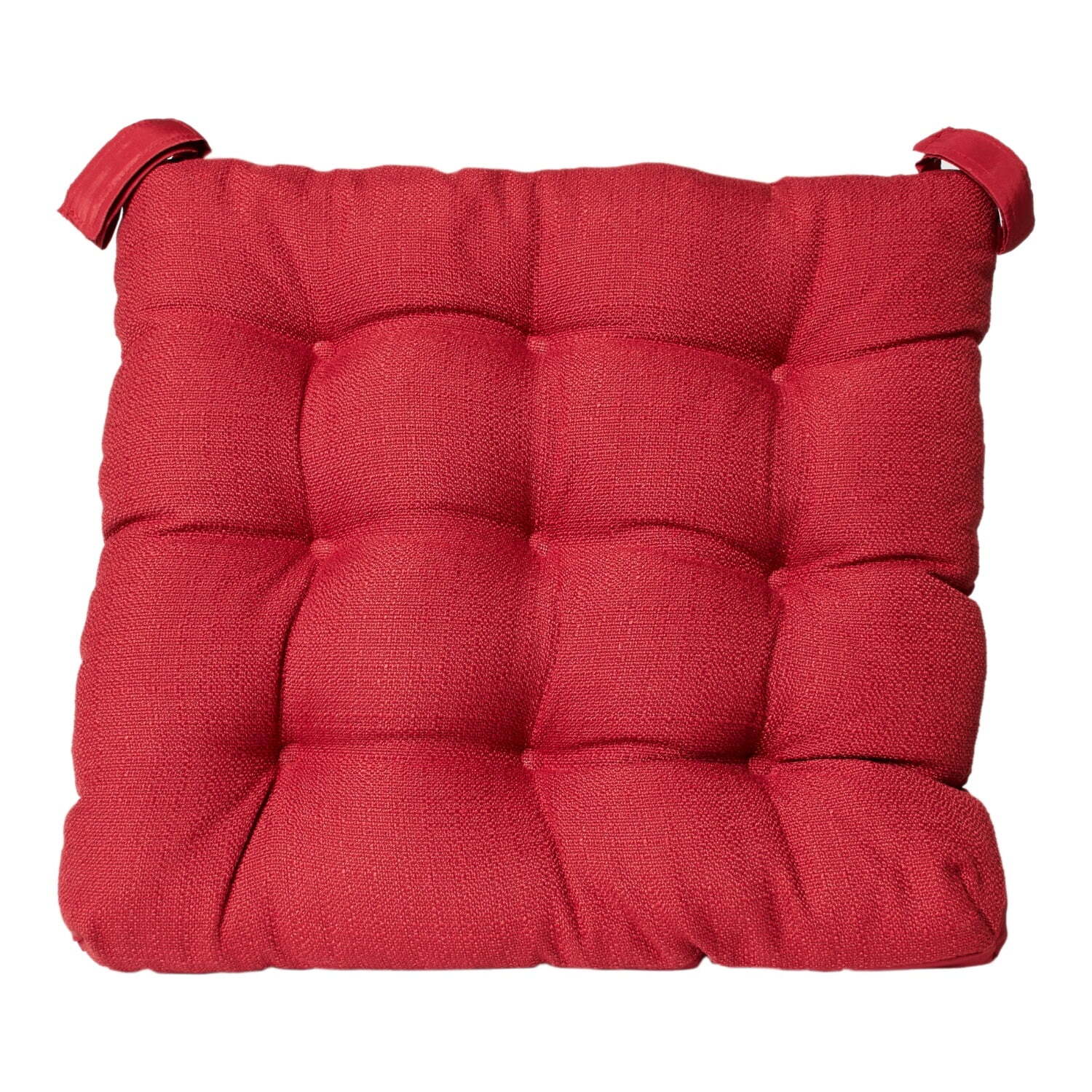 Non-Slip Red Mainstays Textured Chair Pad - 1-Piece